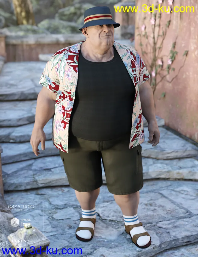 Summer Vacation Outfit Textures模型的图片2