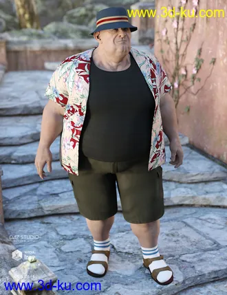 3D打印模型Summer Vacation Outfit Textures的图片