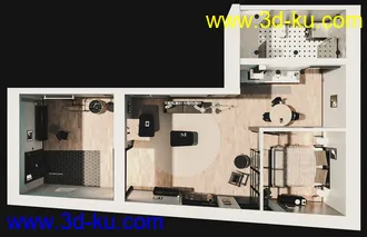 3D打印模型Swedish Apartment的图片