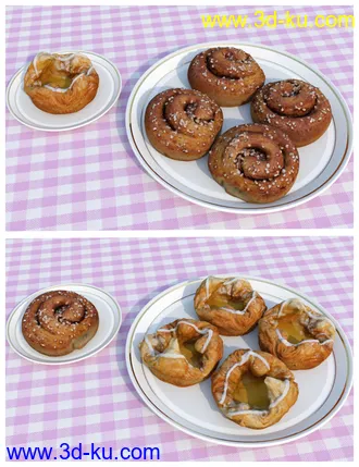 3D打印模型Sweet Bakery Props的图片