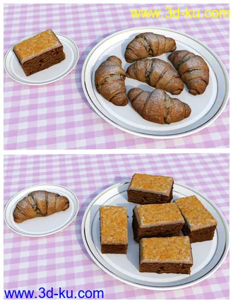 3D打印模型Sweet Bakery Props的图片
