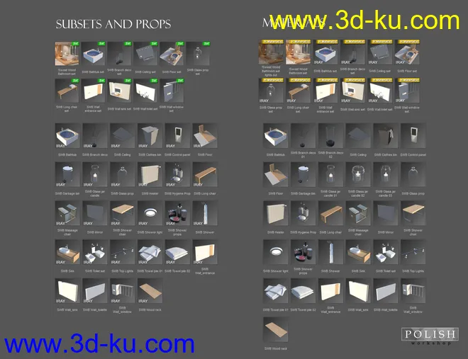 Sweet Wood Bathroom模型的图片9