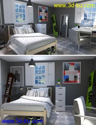 3D打印模型Swiss Room的图片