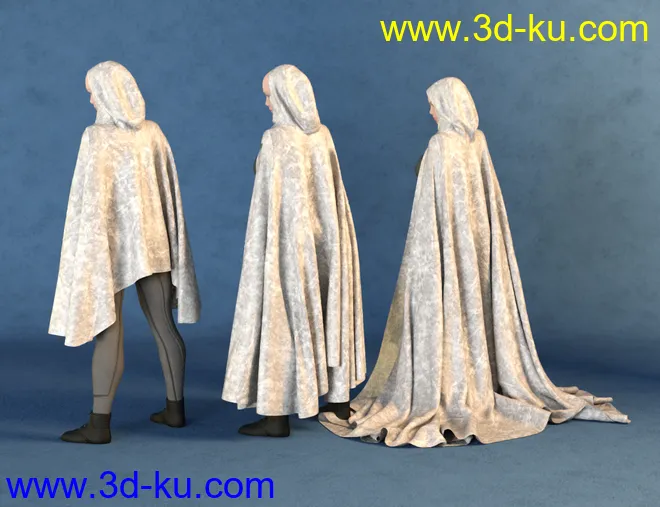 SY dForce Capes for Genesis 8模型的图片8
