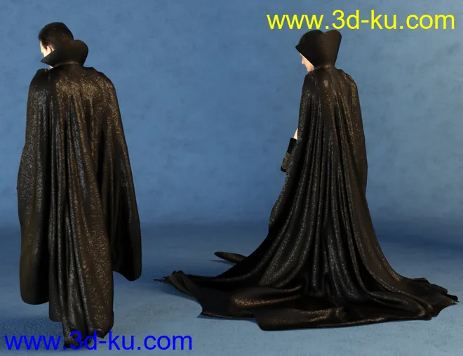 SY dForce Capes for Genesis 8模型的图片9