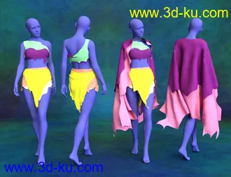 3D打印模型SY dForce Rags for Genesis 8 Female(s)的图片