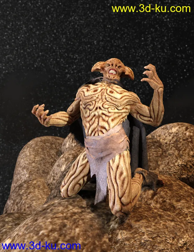 SY dForce Rags for Genesis 8 Male(s)模型的图片7