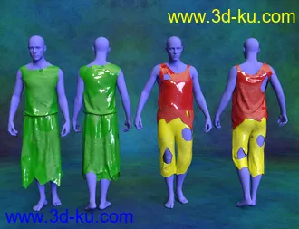 3D打印模型SY dForce Rags for Genesis 8 Male(s)的图片