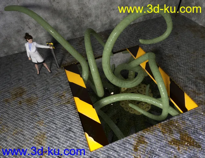 SY Smoke and Water Chamber Set模型的图片4