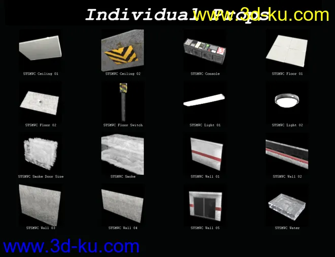 SY Smoke and Water Chamber Set模型的图片10