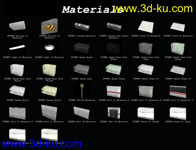 SY Smoke and Water Chamber Set模型的图片11