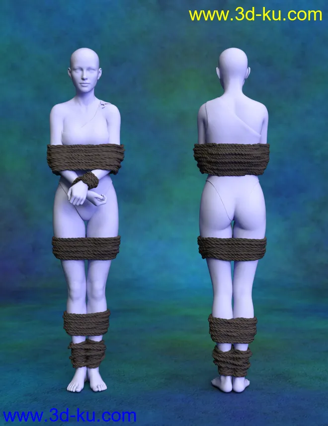 SY Tied Up! 3 for Genesis 8模型的图片2