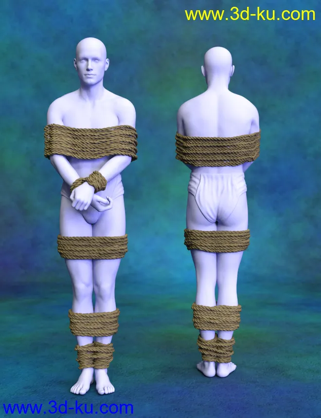 SY Tied Up! 3 for Genesis 8模型的图片14