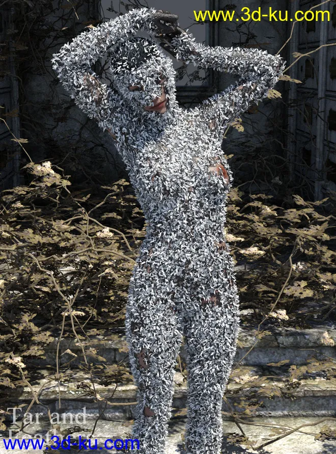 Tar And Feathers For Genesis 3 Female(s)模型的图片1