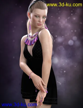 3D打印模型Tassel Jewelry Mega Pack for Genesis 8 Female(s)的图片