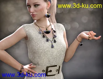 3D打印模型Tassel Jewelry Mega Pack for Genesis 8 Female(s)的图片