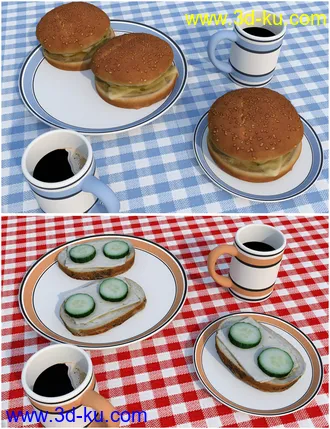 3D打印模型Tasty Sandwich Props的图片