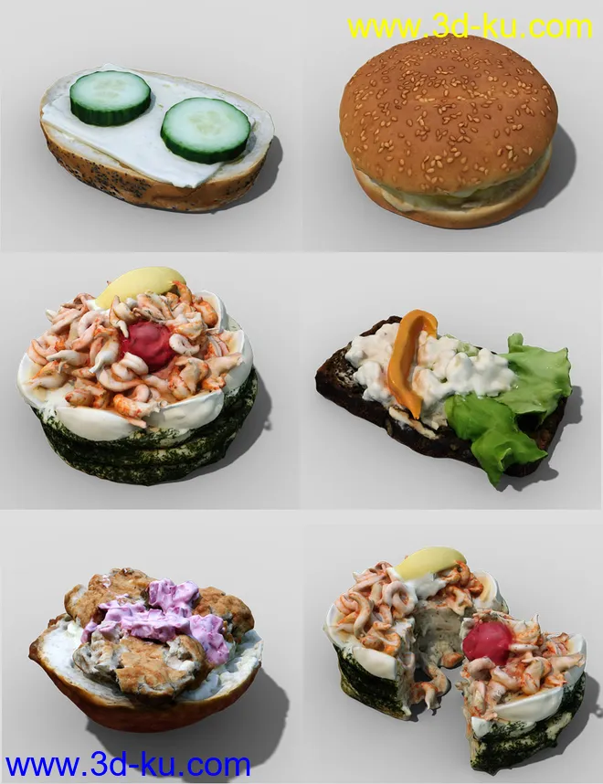 Tasty Sandwich Props模型的图片5
