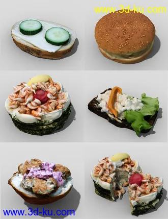 3D打印模型Tasty Sandwich Props的图片