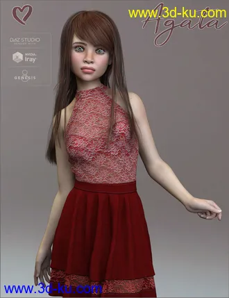 3D打印模型TDT-Agata for Genesis 8 Female的图片