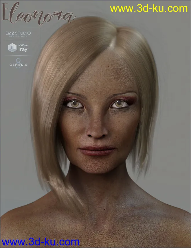 TDT-Eleonora for Genesis 8 Female模型的图片1