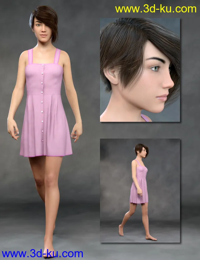 Teen Girls for Genesis 8 Female模型的图片2