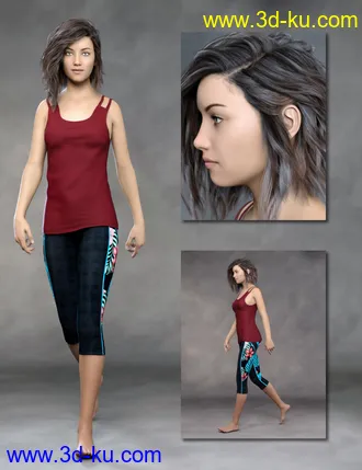 3D打印模型Teen Girls for Genesis 8 Female的图片