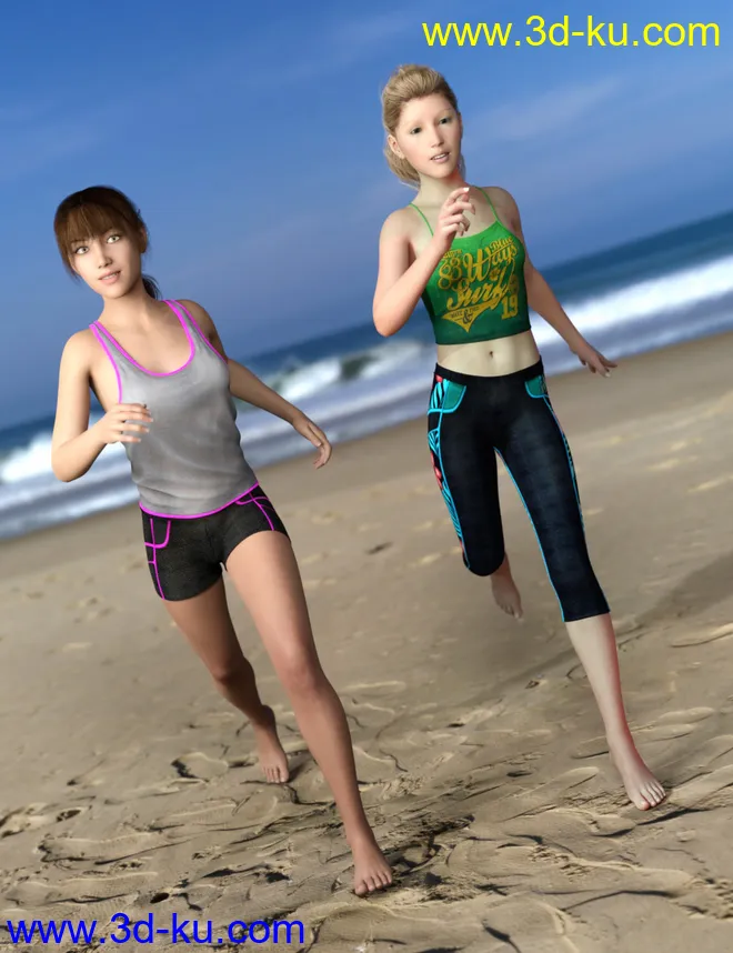 Teen Girls for Genesis 8 Female模型的图片8