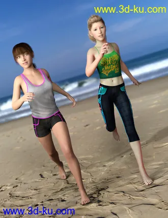3D打印模型Teen Girls for Genesis 8 Female的图片