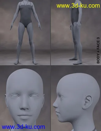 3D打印模型Teen Girls for Genesis 8 Female的图片