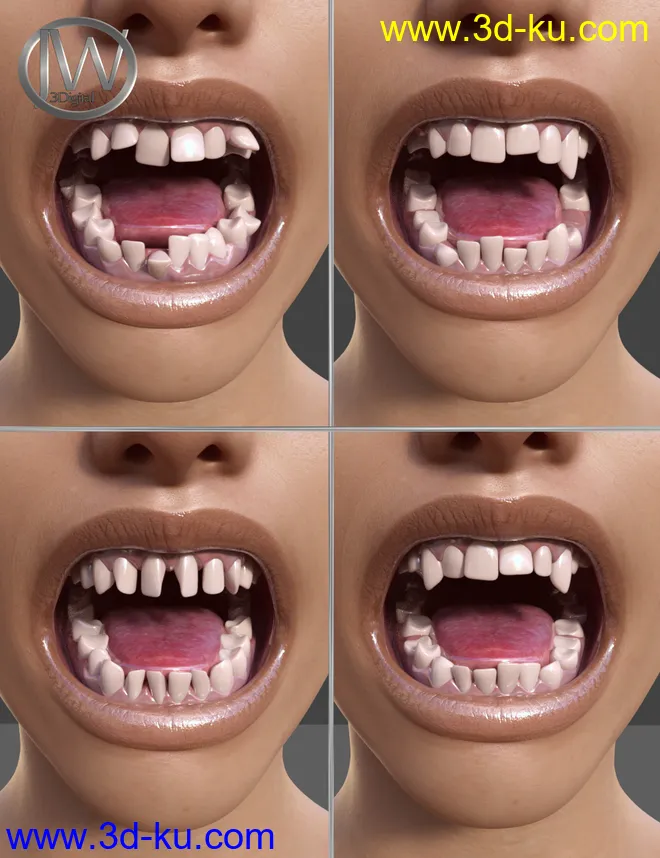 Teeth Master Control for Genesis 8 Female模型的图片1