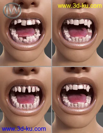 3D打印模型Teeth Master Control for Genesis 8 Female的图片