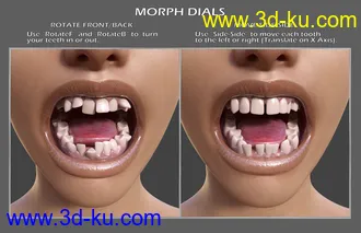3D打印模型Teeth Master Control for Genesis 8 Female的图片
