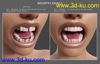 3D打印模型Teeth Master Control for Genesis 8 Female的图片