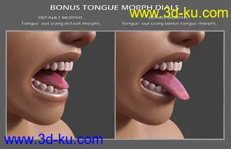 3D打印模型Teeth Master Control for Genesis 8 Female的图片
