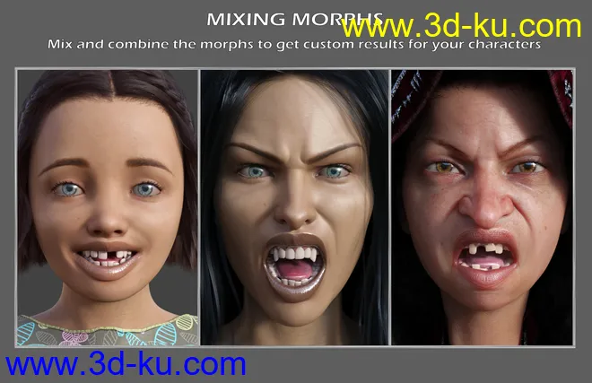 Teeth Master Control for Genesis 8 Female模型的图片7