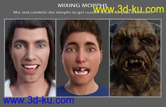 3D打印模型Teeth Master Control for Genesis 8 Male的图片