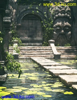 3D打印模型Temple Pool的图片