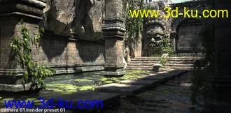 3D打印模型Temple Pool的图片