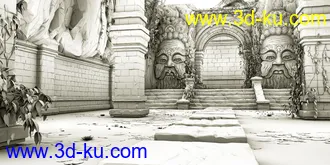 3D打印模型Temple Pool的图片