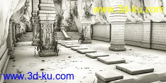 3D打印模型Temple Pool的图片