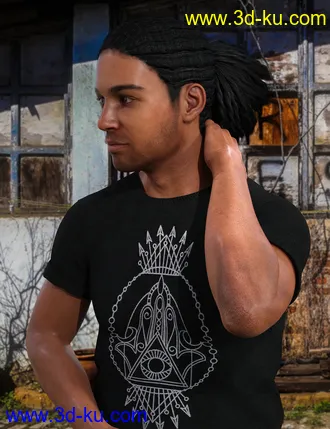 3D打印模型Terry Hair for Leroy 8的图片