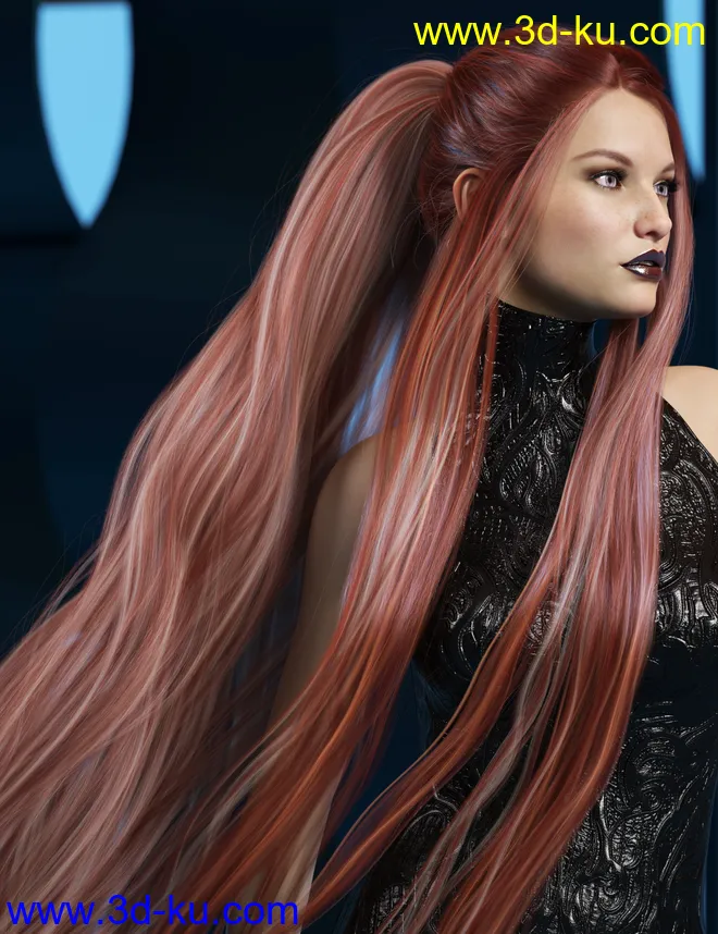 Texture Expansion for Turbulent Tail Hair模型的图片4