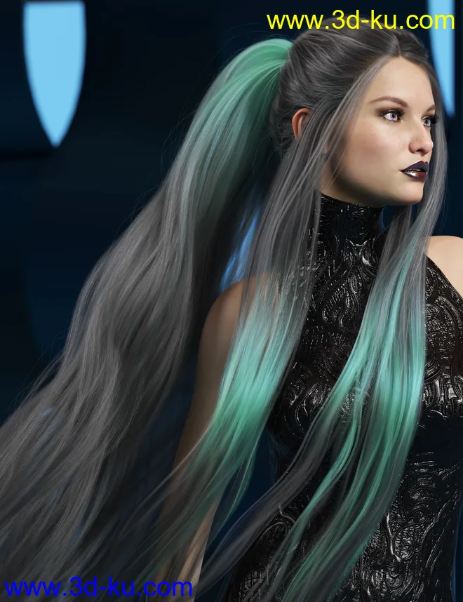 Texture Expansion for Turbulent Tail Hair模型的图片5