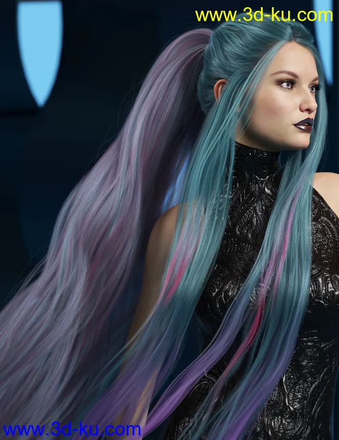 Texture Expansion for Turbulent Tail Hair模型的图片6