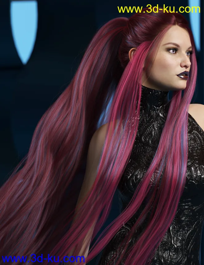 Texture Expansion for Turbulent Tail Hair模型的图片7