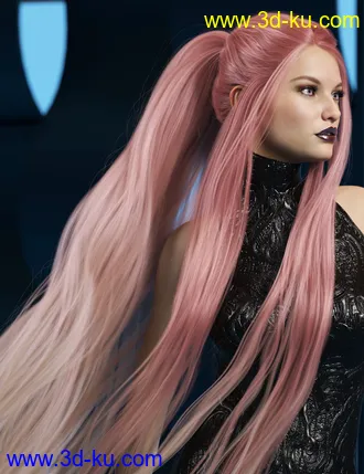 3D打印模型Texture Expansion for Turbulent Tail Hair的图片