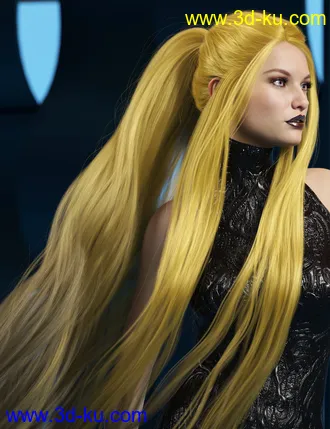 3D打印模型Texture Expansion for Turbulent Tail Hair的图片