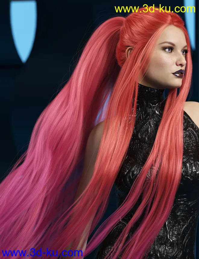 Texture Expansion for Turbulent Tail Hair模型的图片10