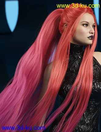 3D打印模型Texture Expansion for Turbulent Tail Hair的图片